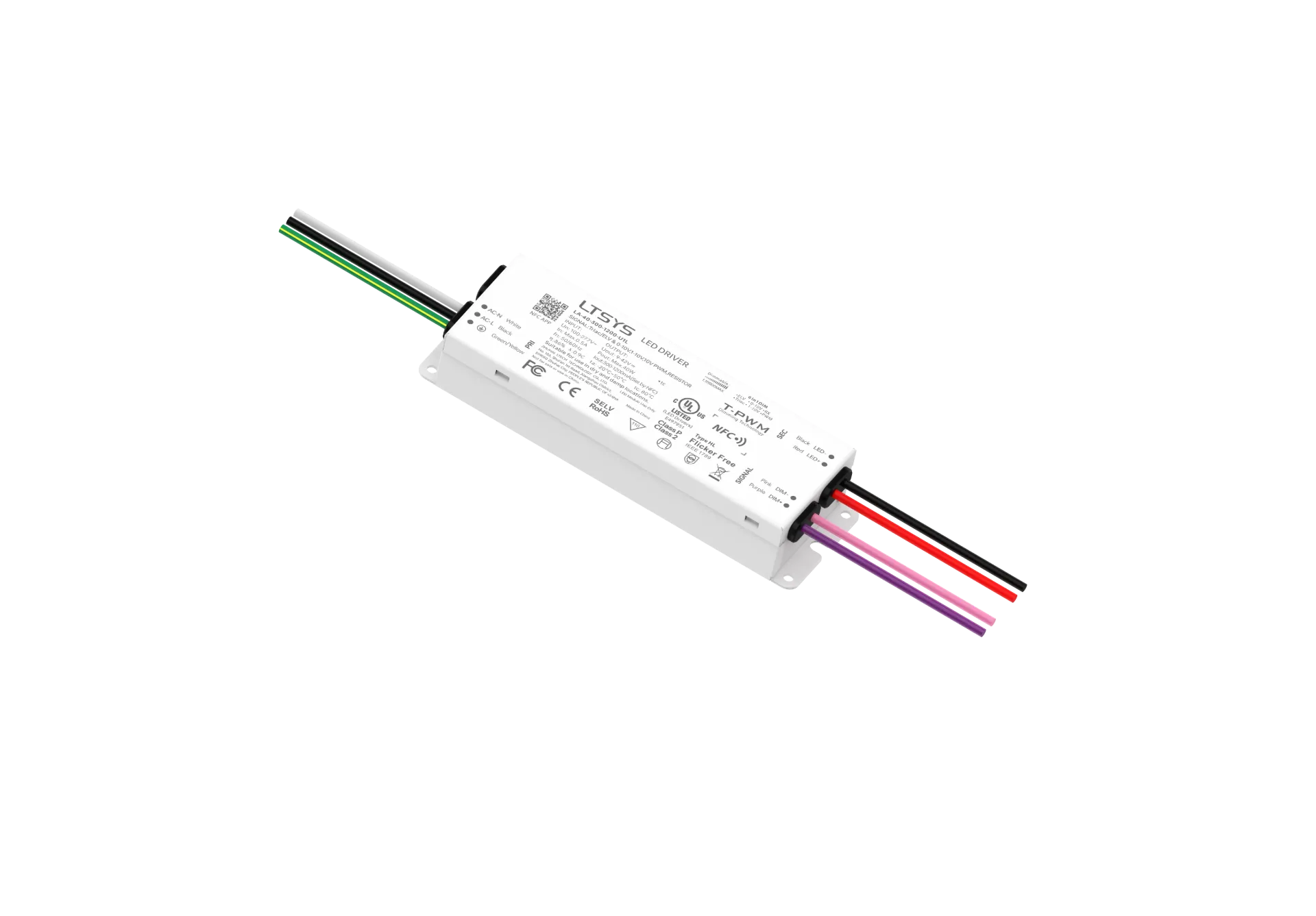 LTECH LTSYS Driver CC 0-10V 1CH 300-1200mA 40W - LA-40-300-1200-U1L