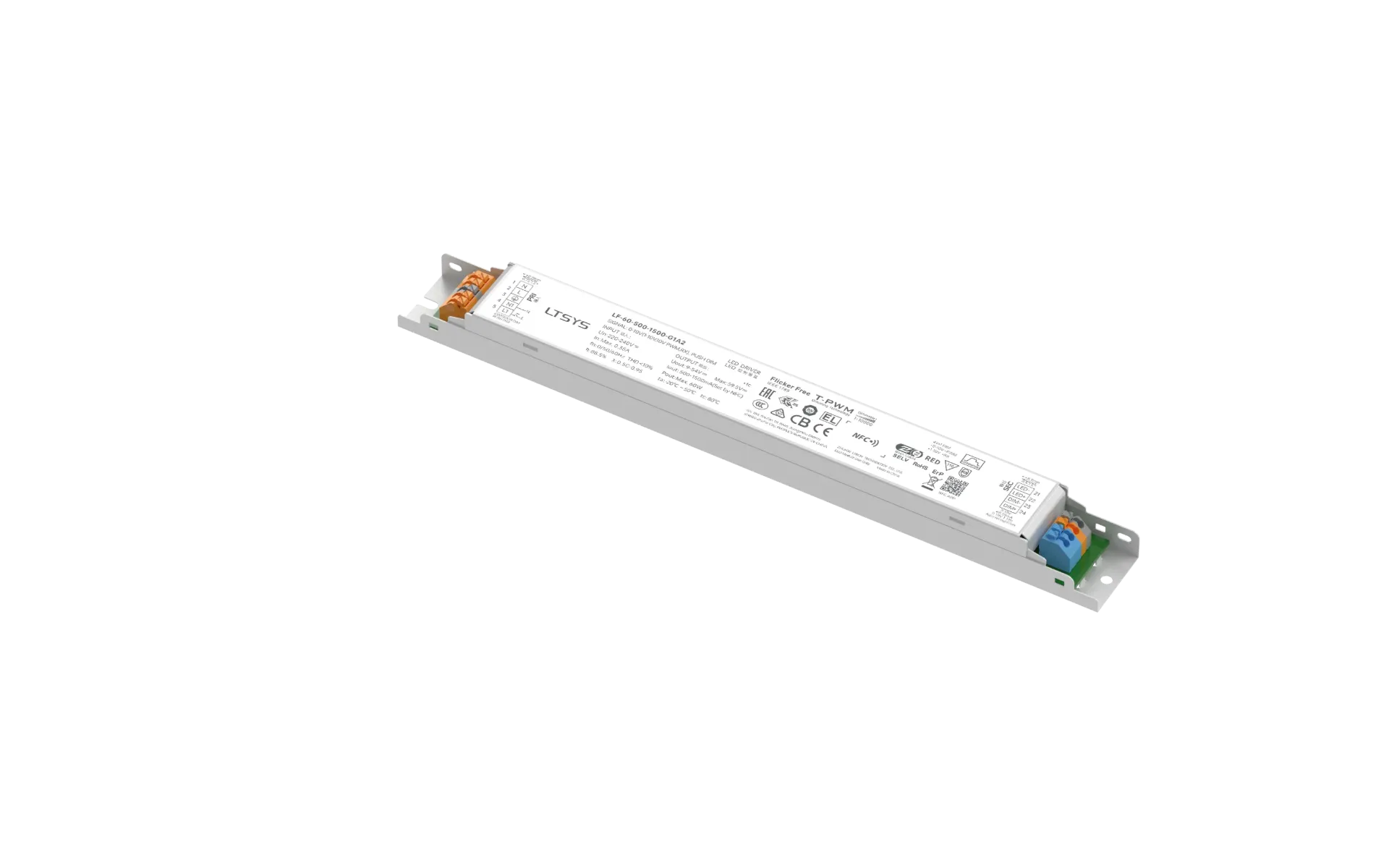 LTECH LTSYS Driver CC 0-10V 1CH 500-1500mA 60W - LF-60-500-1500-G1A2