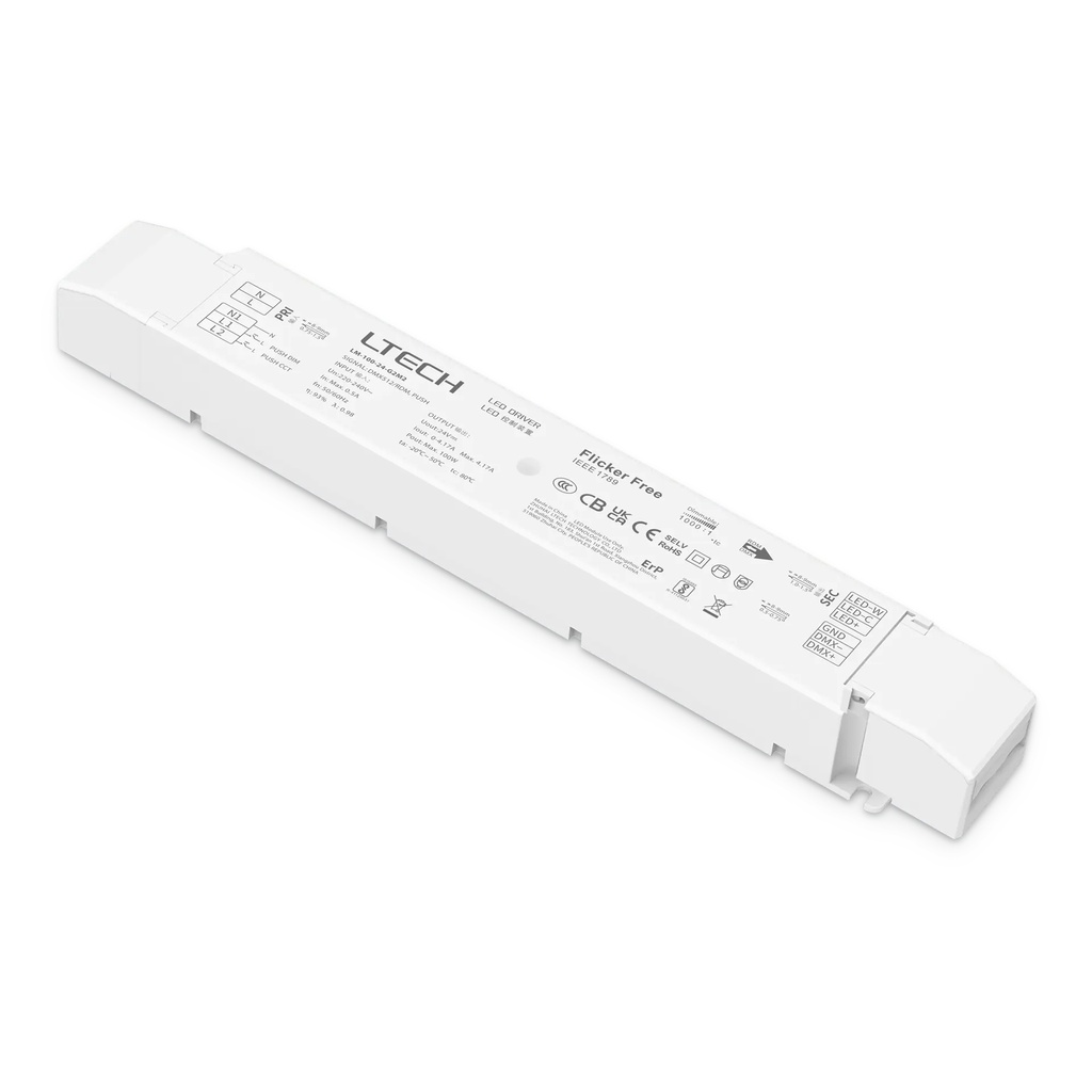 [2812600] LTECH LTSYS Driver CV DMX 2CH 24V 100W - LM-100-24-G2M2