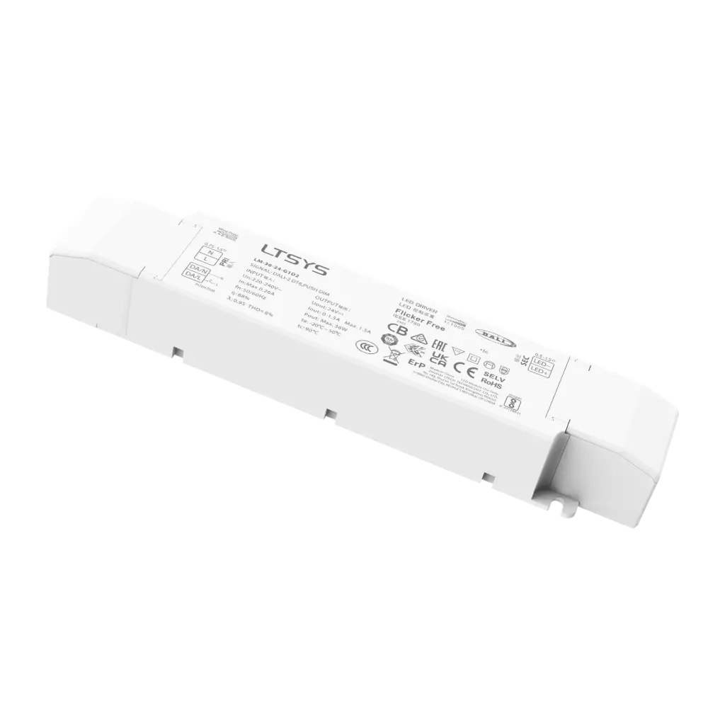 LTECH LTSYS Driver CV DALI-2 1CH 24V 36W - LM-36-24-G1D2