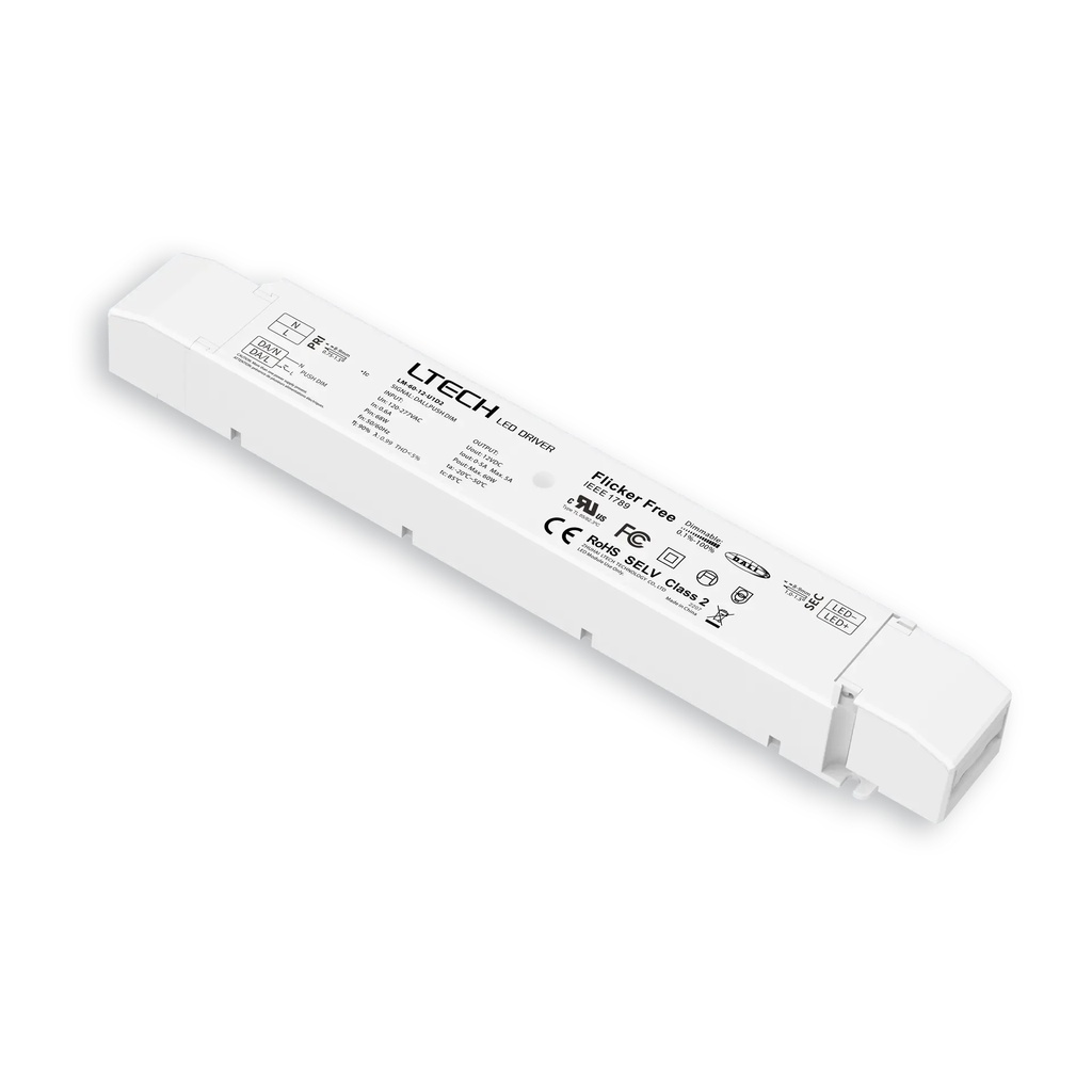 [2823060] LTECH LTSYS Driver CV DALI 1CH 12V 60W - LM-60-12-U1D2