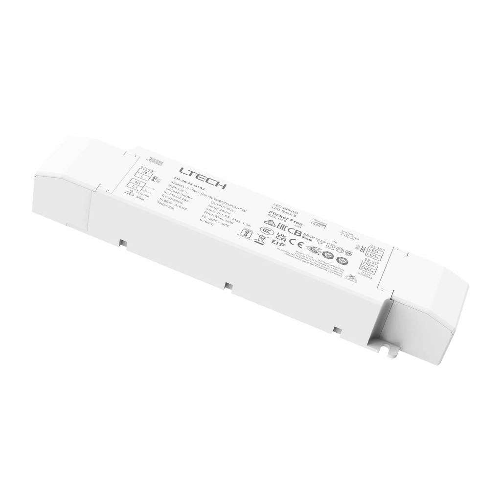 [2814200] LTECH LTSYS Driver CV 0-10V 1CH 24V 36W - LM-36-24-G1A2