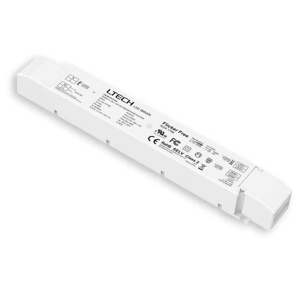 LTECH LTSYS Driver CV 0-10V 1CH 24V 60W (UL recognize) - LM-60-24-U1A2