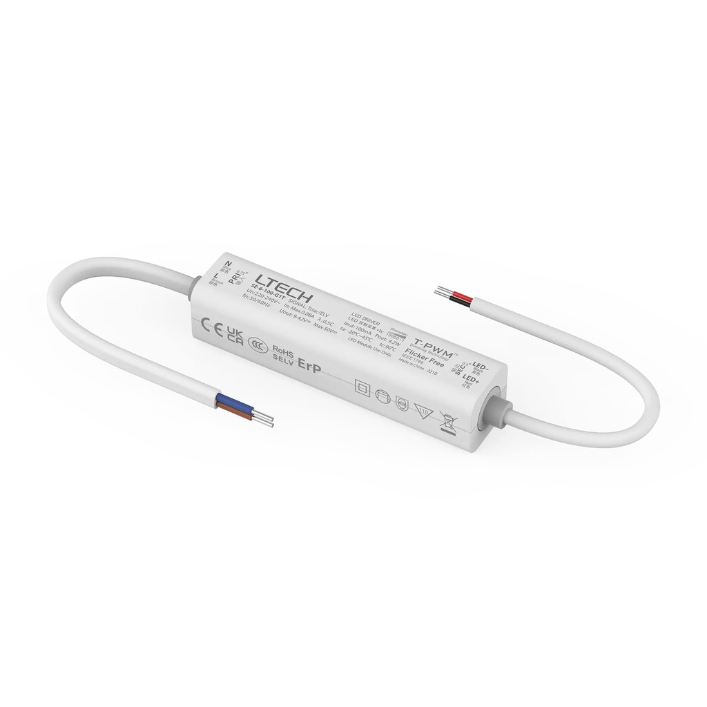 [2846406] LTECH LTSYS Driver CC TRIAC 1CH 100mA 6W - SE-6-100-G1T