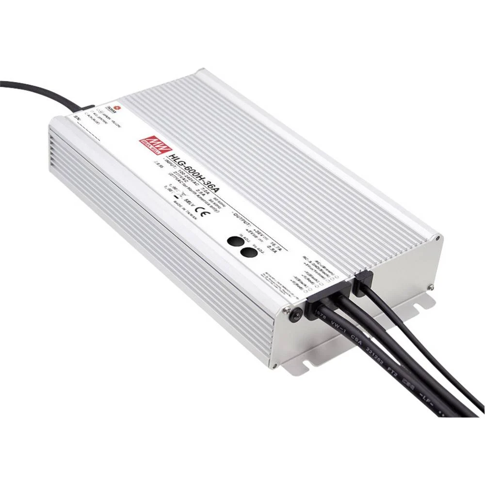 [8442812] Meanwell PSU 12V 480W IP65 - HLG-600H-12
