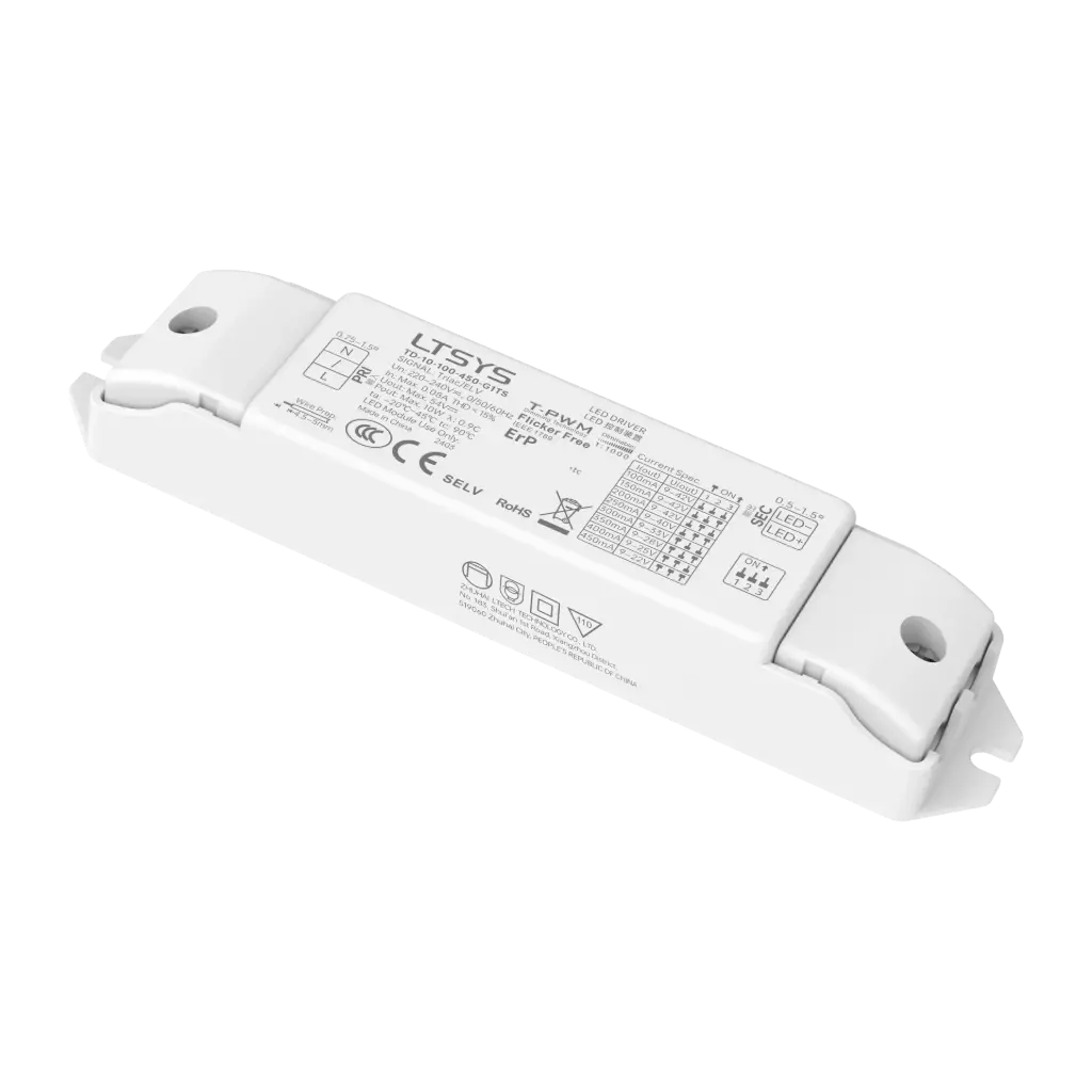 [2844100] LTECH LTSYS Driver CC TRIAC 1CH 100-450mA 10W - TD-10-100-450-G1T