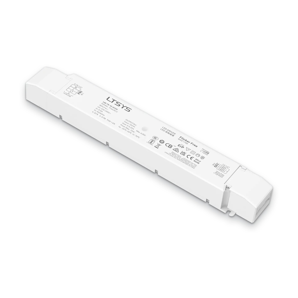 [2842200] LTECH LTSYS Driver CV TRIAC 1CH 12V 75W - LM-75-12-G1T2