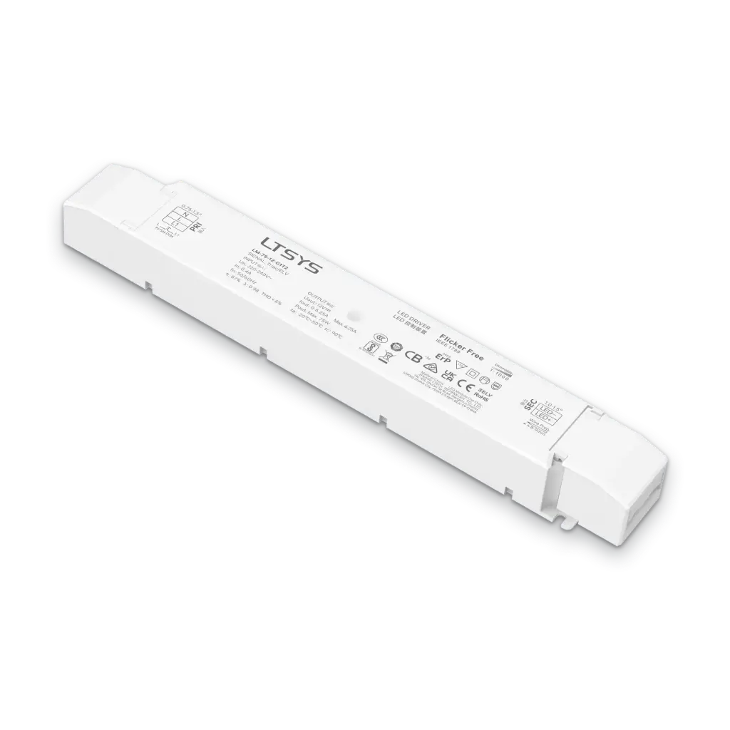 LTECH LTSYS Driver CV TRIAC 1CH 12V 75W - LM-75-12-G1T2