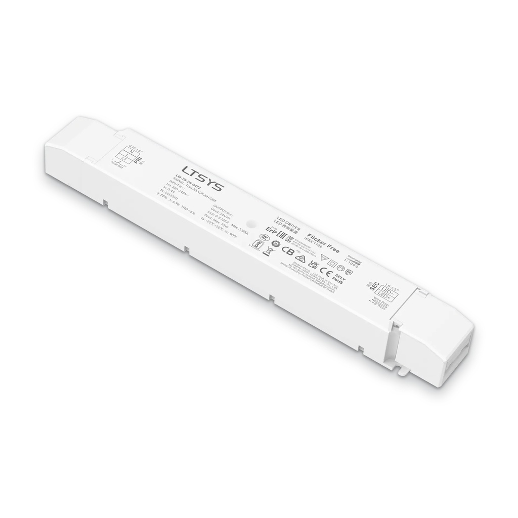 [2842300] LTECH LTSYS Driver CV TRIAC 1CH 24V 75W - LM-75-24-G1T2