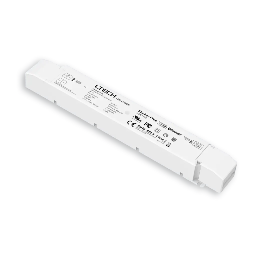 [2110501] LTECH Xiaolei Driver CV BLE 5.0 1CH 24V 60W UL - LM-60-24-U1B2