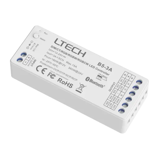 [2284116] LTECH Bluetooth LED driver 5x3A - B5-3A