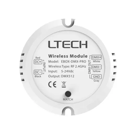[2263501] LTECH RF Receiver DMX-out - EBOX-DMX-PRO